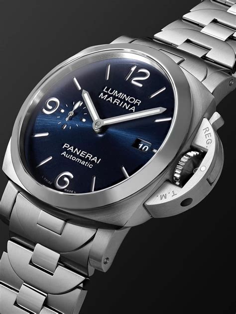 Panerai luminor blue watch